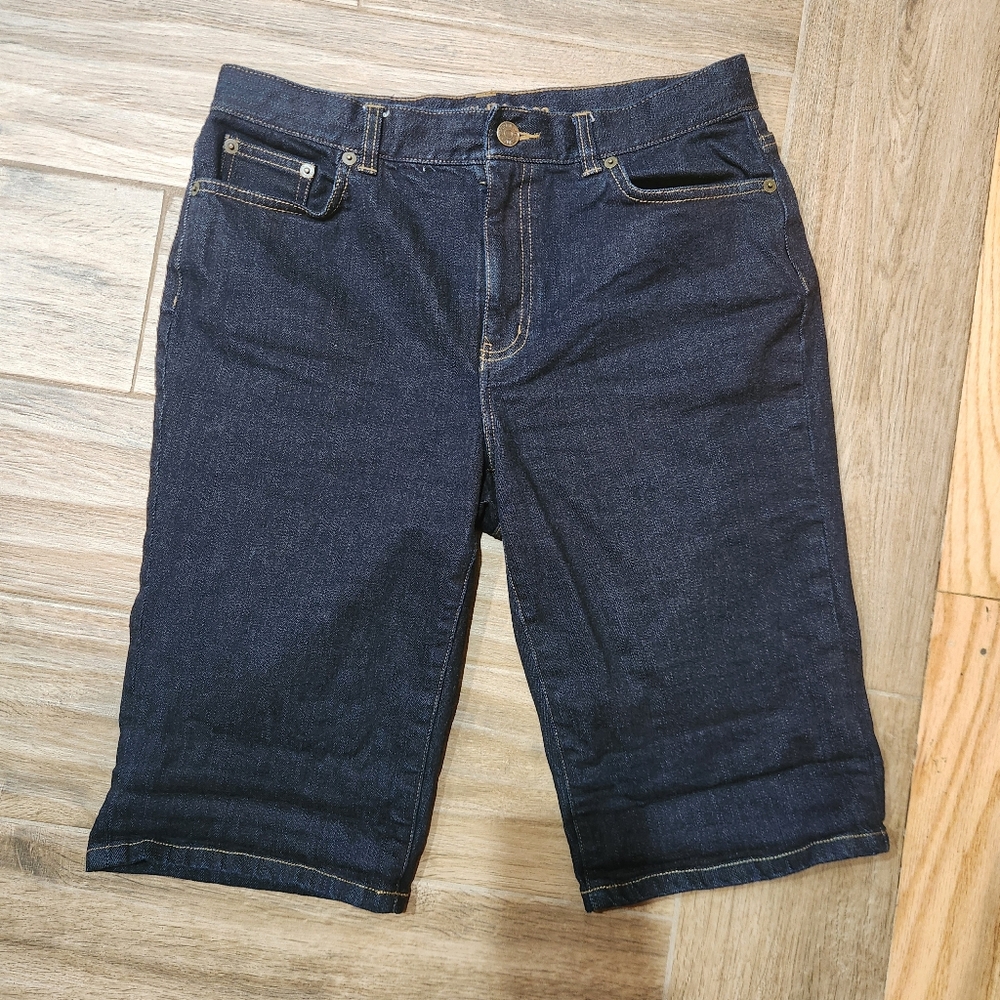 Lauren Jeans Co. Ralph Lauren Womens Size 6 Bermuda Jean Shorts